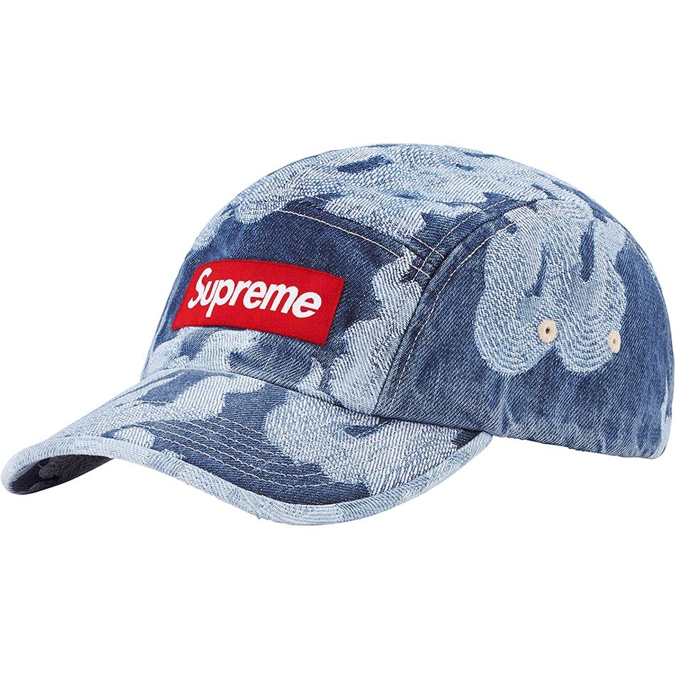 Flames Jacquard Denim Camp Cap view 12